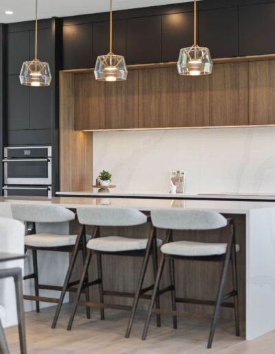 Shot of luxury custom kitchen in newly built one-of-a-kind custom home in Ottawa.